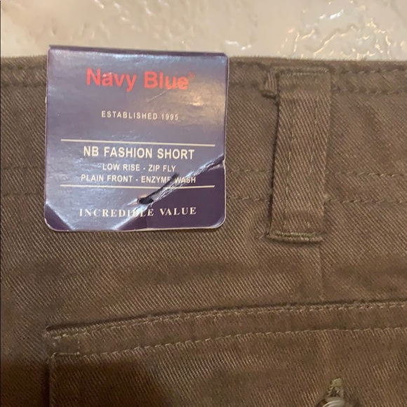 ⭐️ Navy Blue Brown Chino Short - Picture 4 of 8